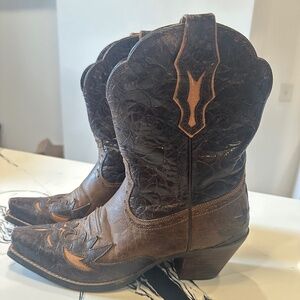 Brown Ariat Cowboy Boots